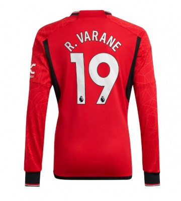 Manchester United Raphael Varane #19 Replika Hjemmebanetrøje 2023-24 Langærmet